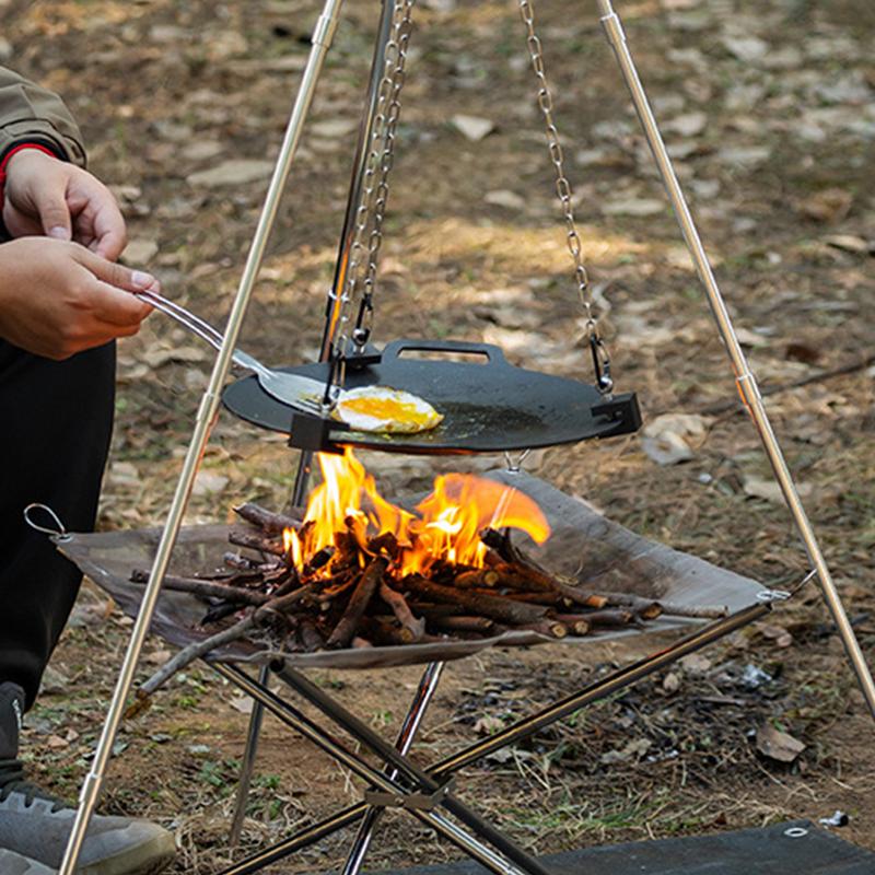 Camping Cooking One Pot - Outdoor Kampvuur Statief Draagbare Camping Picknick