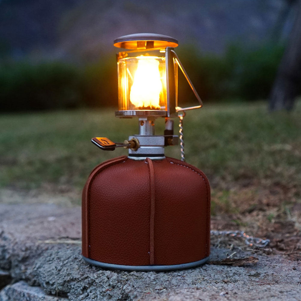 Camping Cooking Materials - 1 stuks beschermhoes voor gastank Bruin