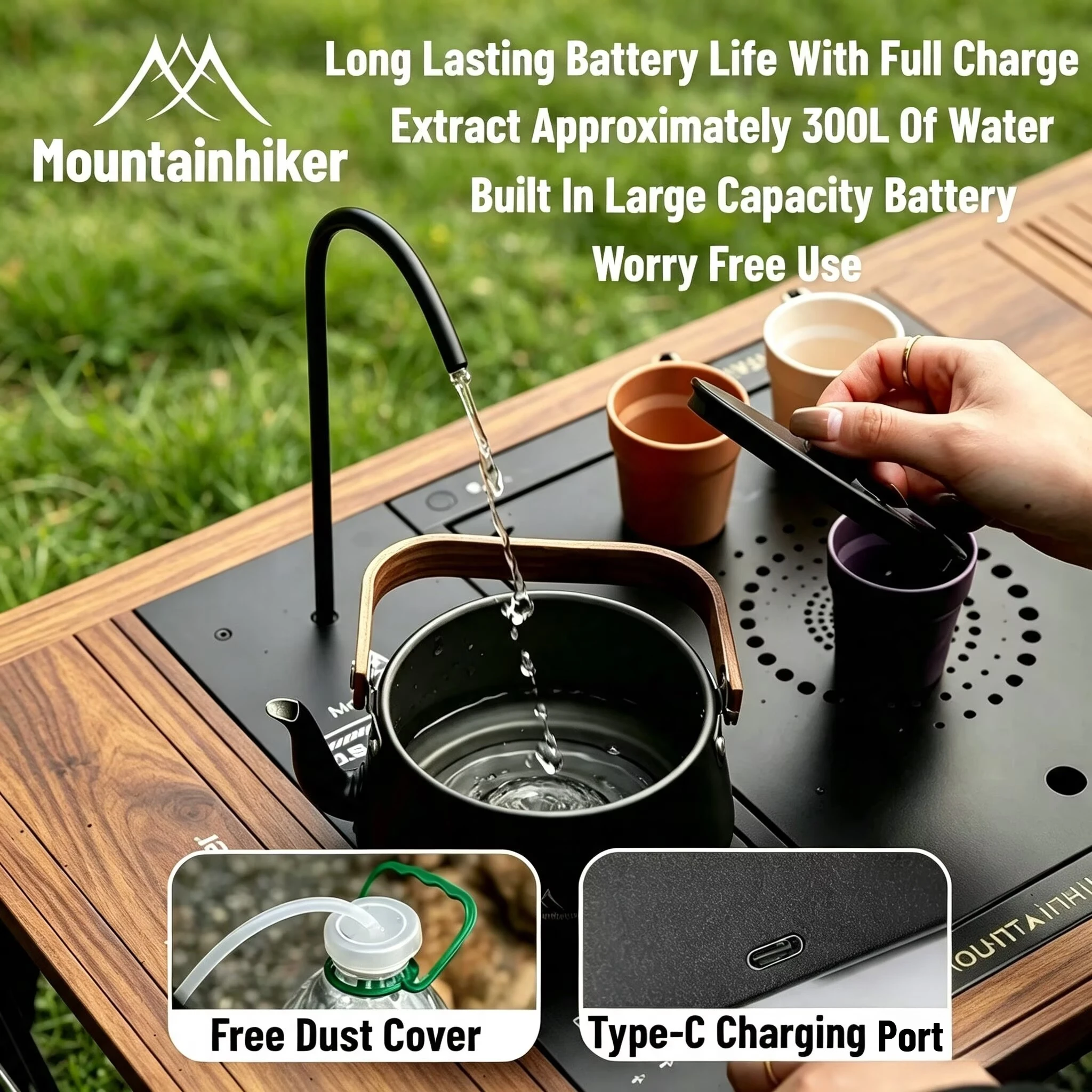 Camping Cooking Accessories - IGT Elektrische Waterdispenser Camping IGT Waterdichte