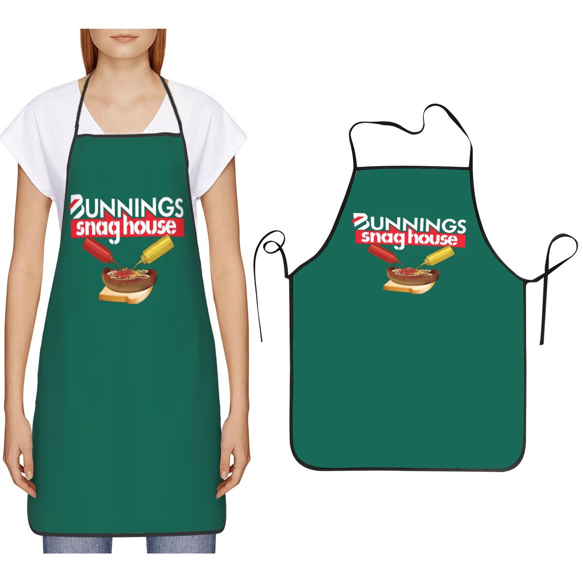 Camping Cooking Apron - Bunnings Snaghouse Schorten Chef Koken Bakken