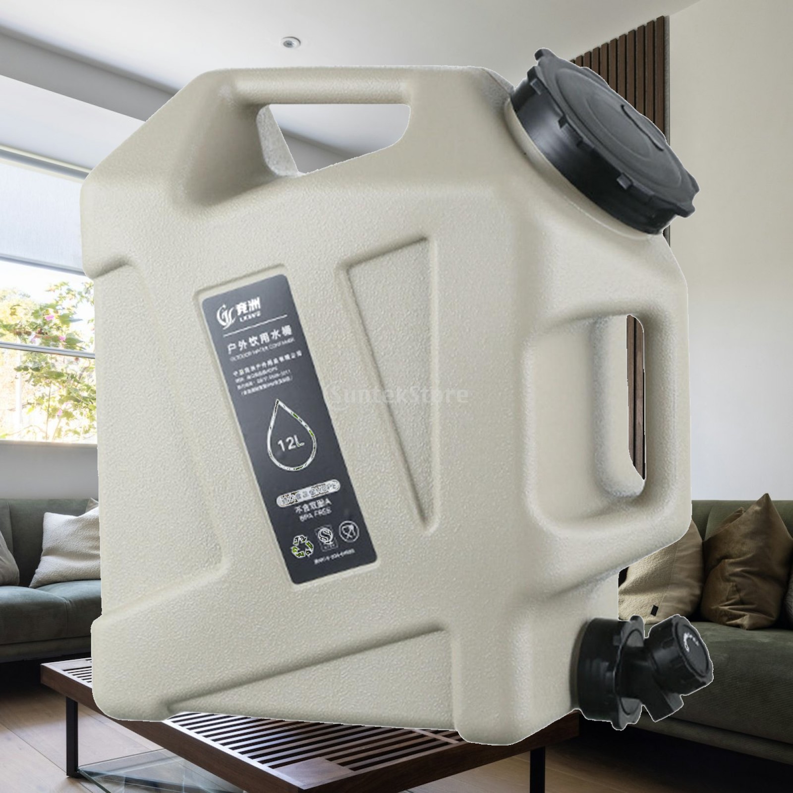 Camping Cooking Materials - Campingwaterkan Container van PE-materiaal Draagbare opvouwbare