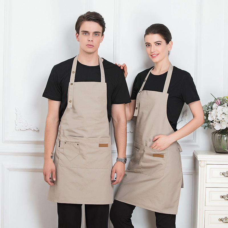 Camping Cooking Apron - Aangepaste merklogo keukenschorten voor vrouw mannen