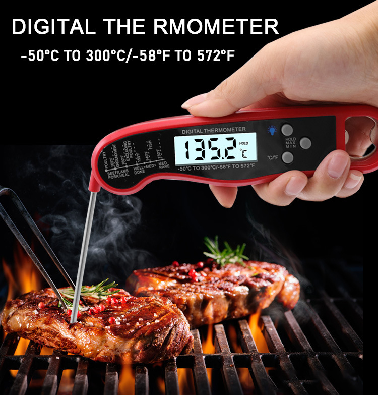Meat Thermometer Camp - Campingthermometer Waterdicht Digitaal Direct aflezen voor