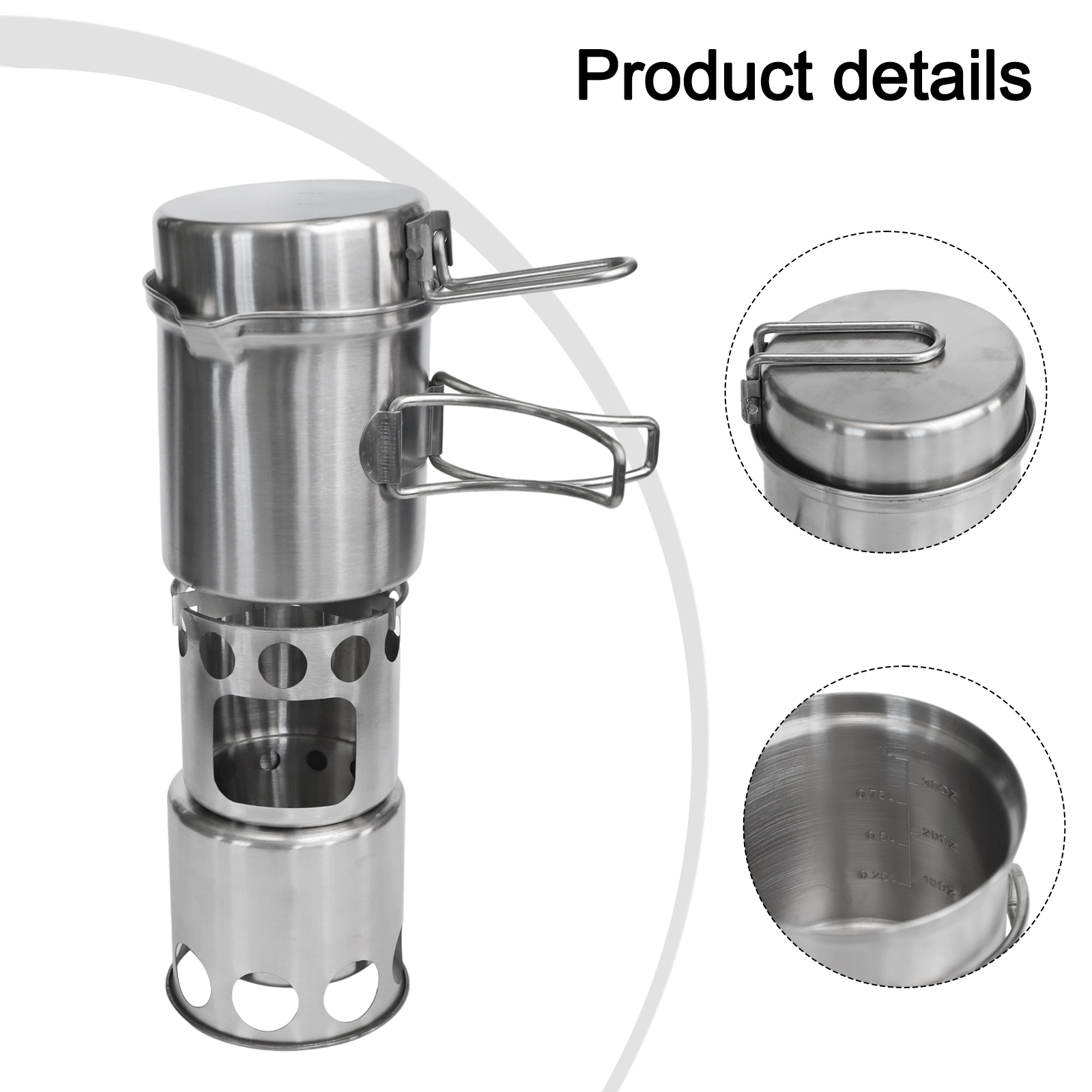 Camping Cooking Materials - Voor kamperen Draagbare brandhoutkachel Kamperen Koken