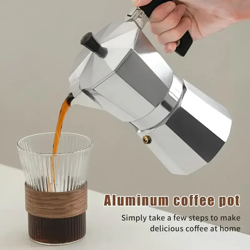 Camping Cooking Accessories - Klassieke aluminium moka pot 50-300ML huishoudelijke