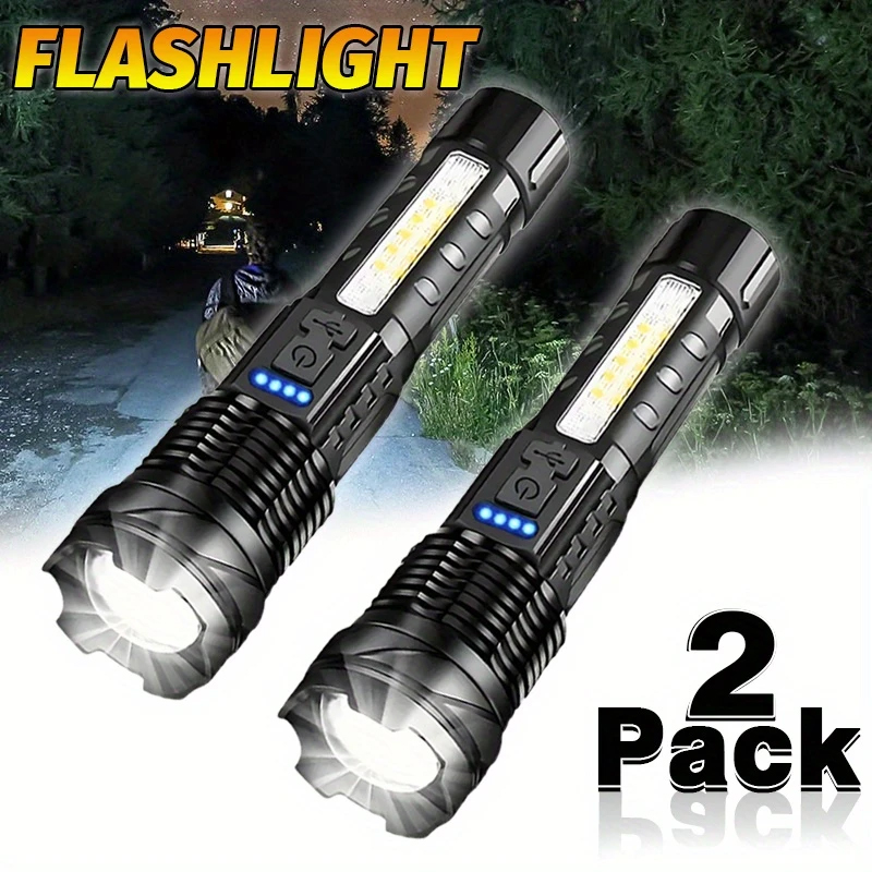 Camping Cooking Fish - Krachtige XHP50 LED-zaklamp Waterdichte zaklamp met