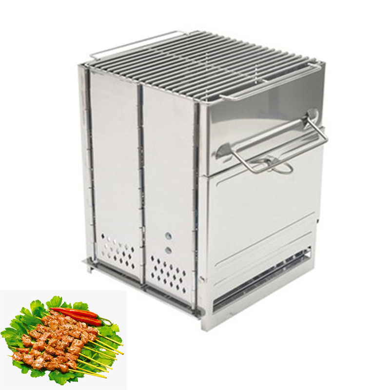 Camping Cooking Accessories - Houtkachel Buitenkampeeruitrusting Demontabel Draagbare Picknickkachels Grensoverschrijdende