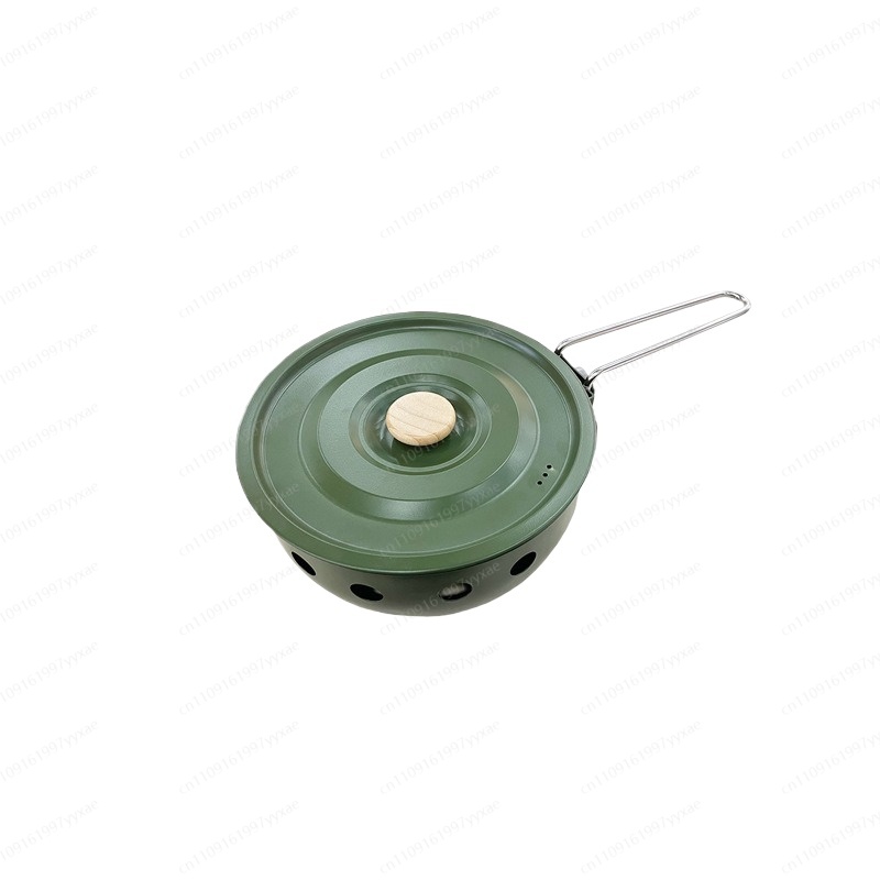 Camping Cooking One Pot - Draagbare buitenkassetkachel Alles-in-één pot Kamperen Picknick