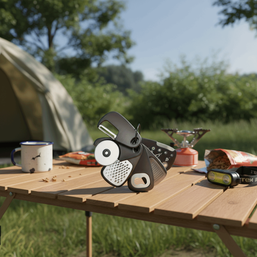 Camping Cooking Set Compact - Compact ontwerp Campingbestekset Ruimtebesparend Comfortabele grip