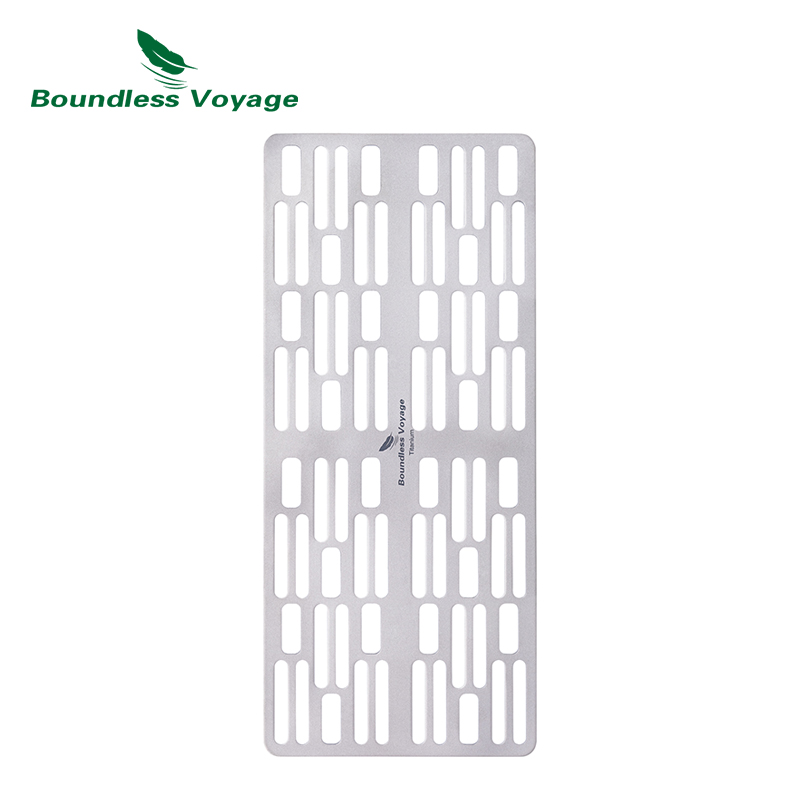 Camping Outdoor Cooking Set - Boundeloze Reis Outdoor Camping Titanium Houtskool
