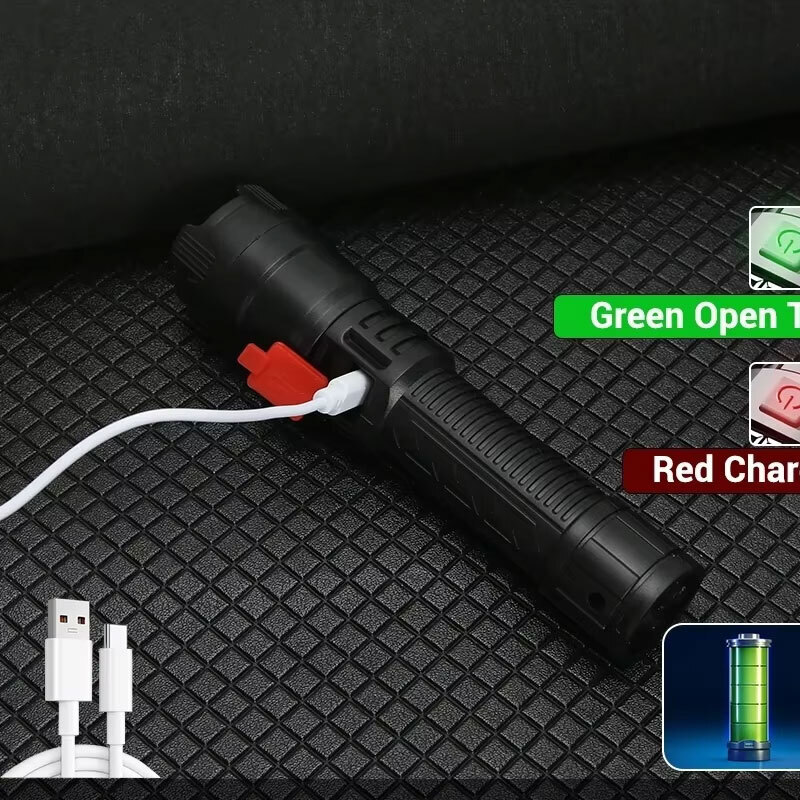 Hoge Sterke LED-zaklampen 2000 - Camping Cooking Fish recensie en prijs