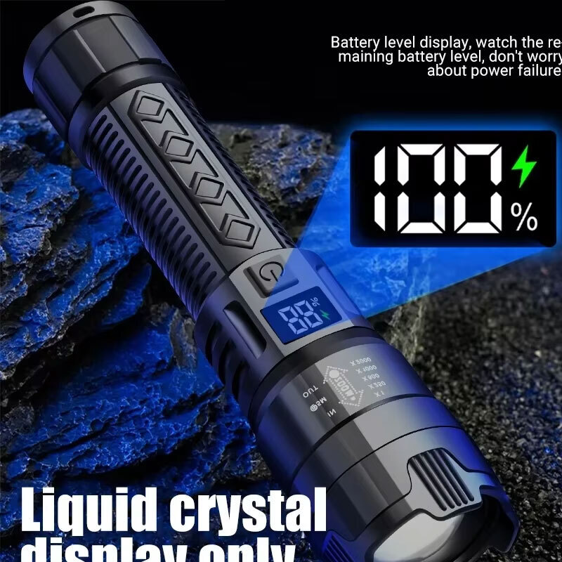 Hoge Sterke LED-zaklampen 2000 - Camping Cooking Fish recensie en prijs