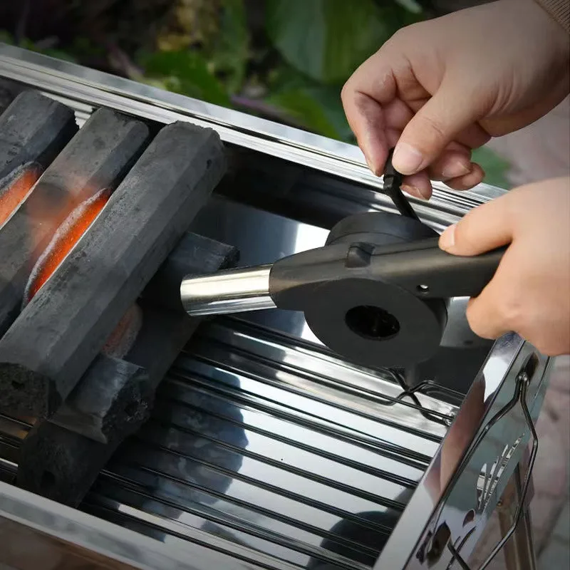 Buiten koken Barbecue Blower D - Camping Cooking Accessories Set recensie en prijs