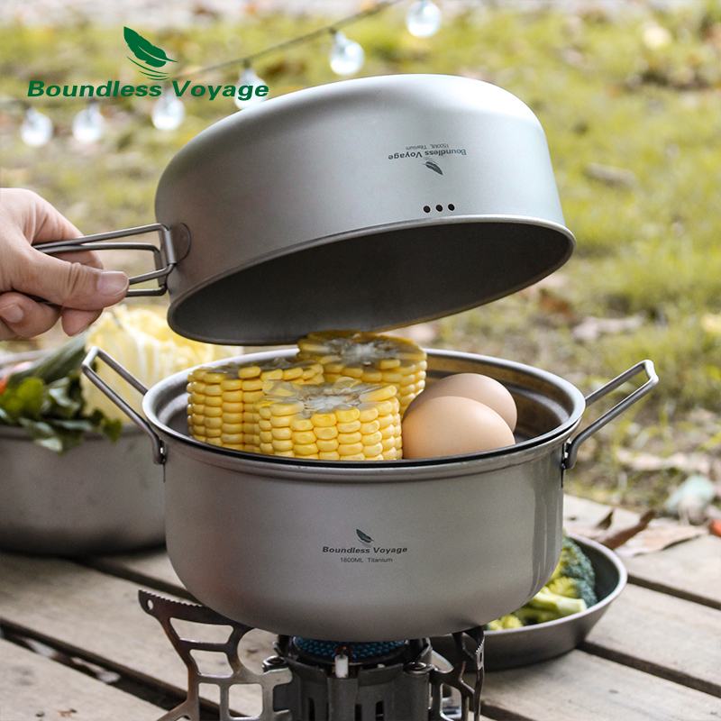 Boundless Voyage Titanium Stoo - Camping Cooking Rice recensie en prijs
