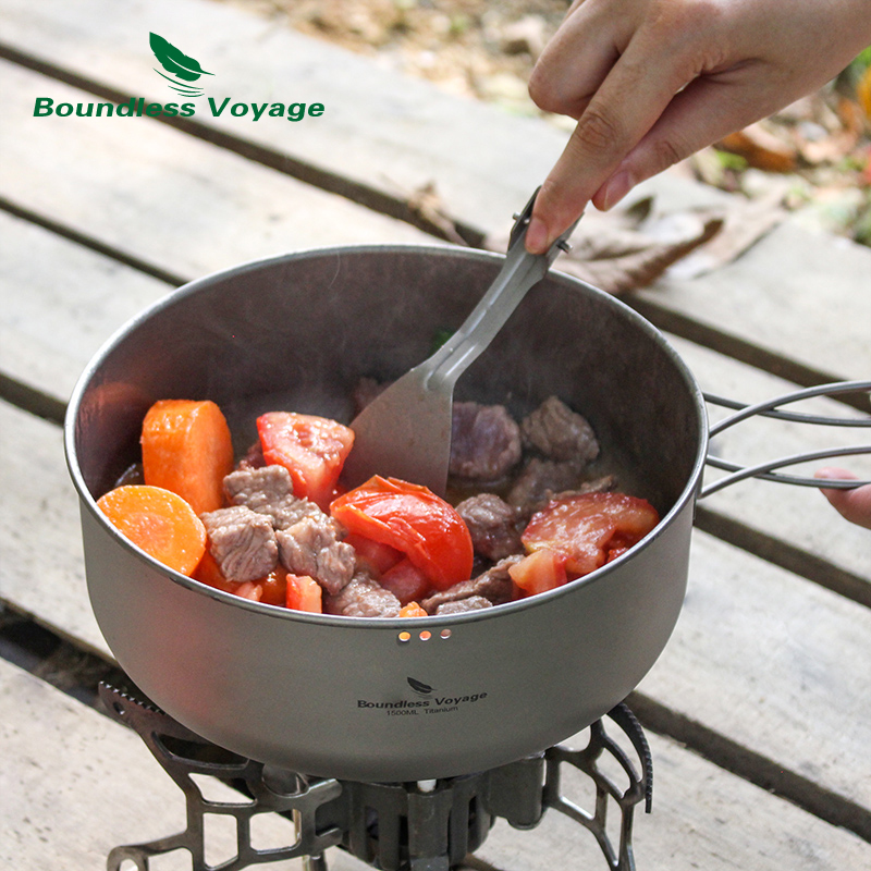 Boundless Voyage Titanium Stoo - Camping Cooking Rice recensie en prijs