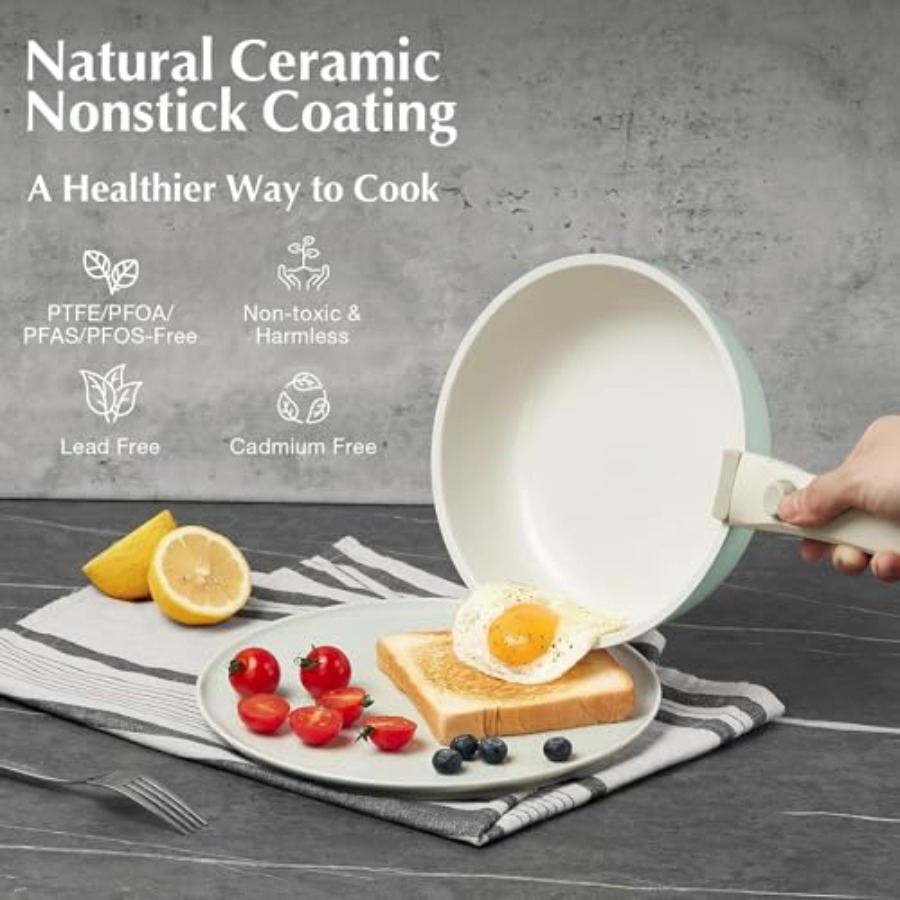 Keramische pannenset antiaanba - Camping Cooking Set Detachable Handle recensie en prijs