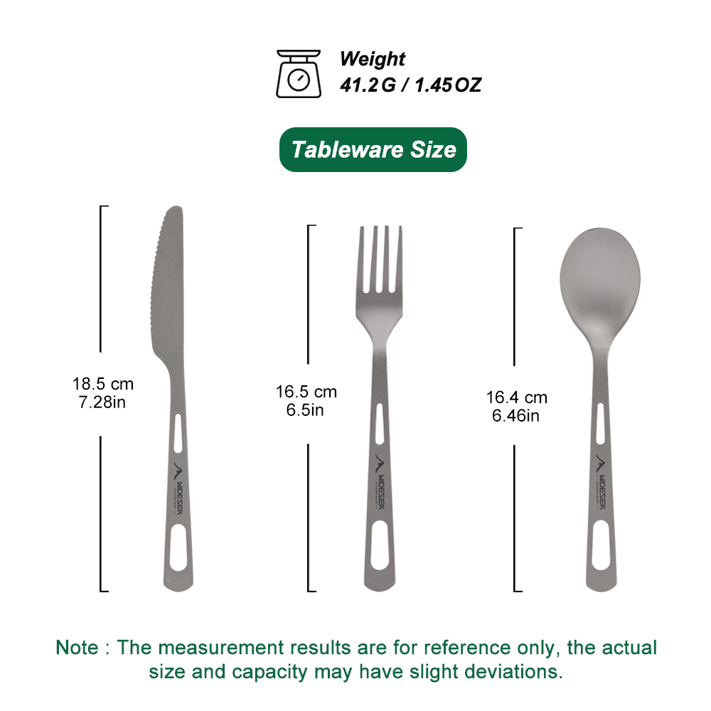 Widesea Camping Kookset Spork  - Camping Cooking Accessories Set recensie en prijs