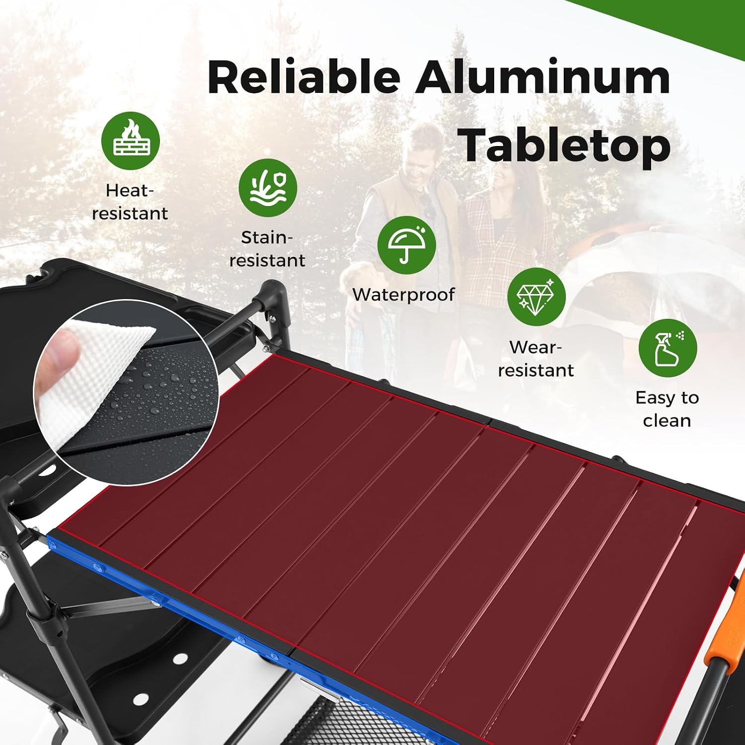 Draagbare kampeerkooktafel met - Camping Cooking Top recensie en prijs