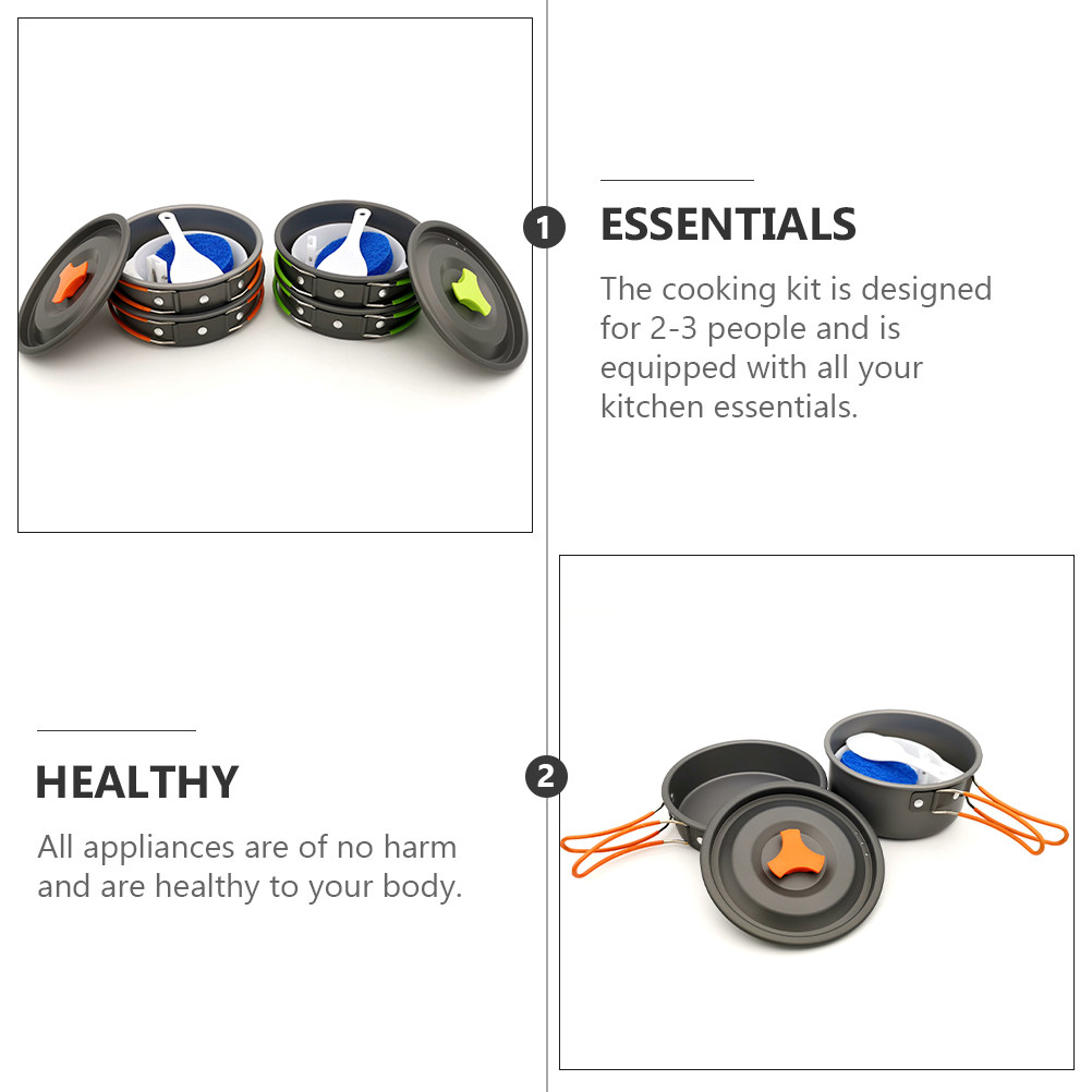 1 Set Outdoor Kookset Draagbar - Camping Cooking Materials recensie en prijs