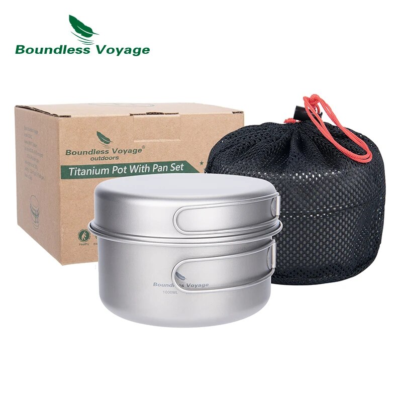Boundless Voyage Titanium Pot  - Camping Cooking Set Compact recensie en prijs