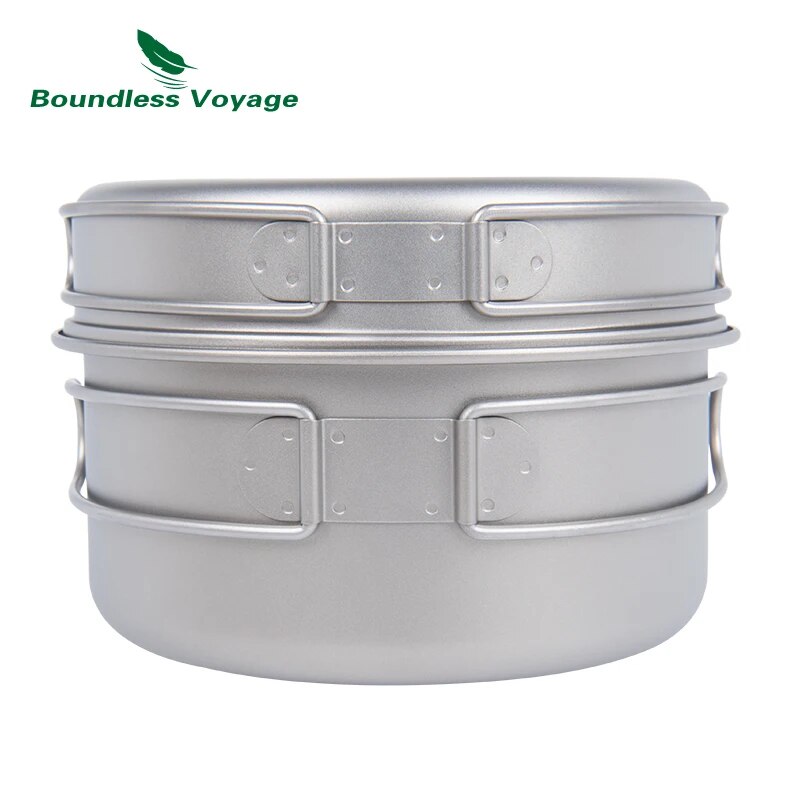 Boundless Voyage Titanium Pot  - Camping Cooking Set Compact recensie en prijs