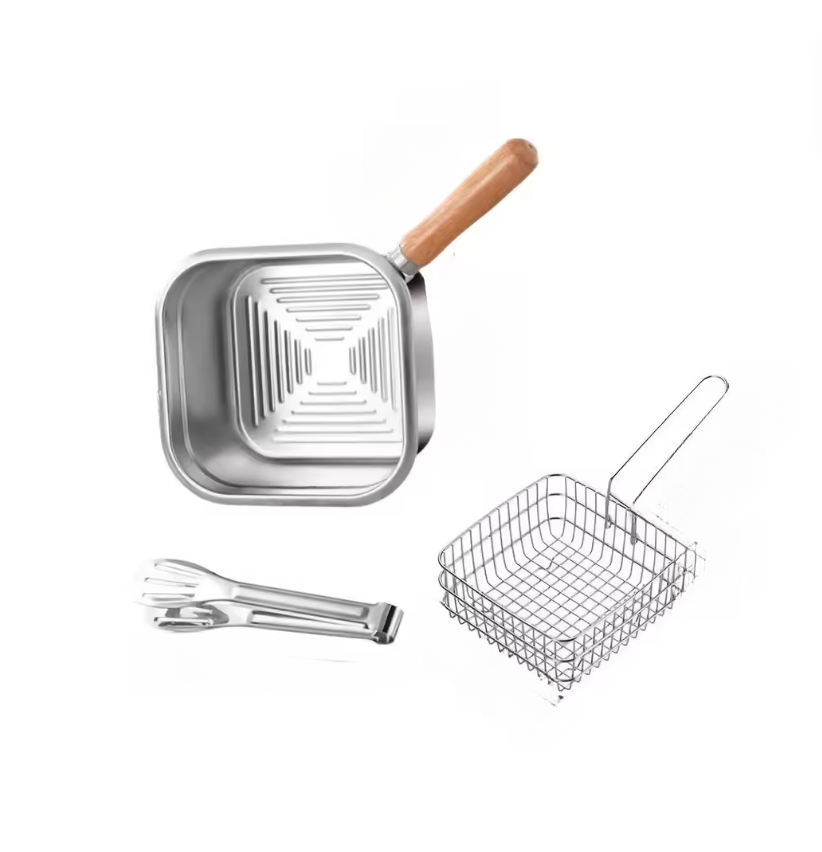 1 set vierkante koekenpan van  - Camping Cooking Set Detachable Handle recensie en prijs
