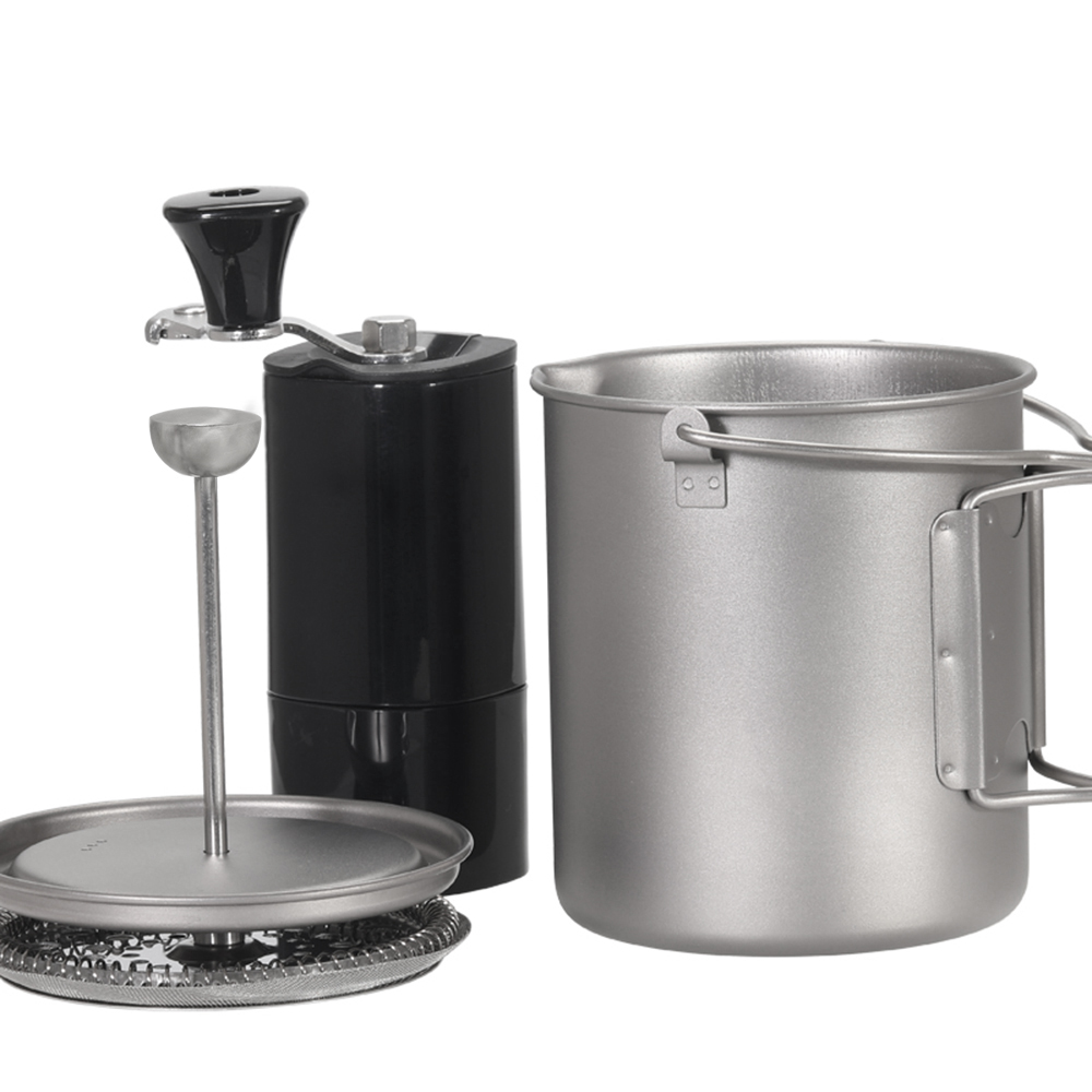Lixada 750Ml Titanium Koffieko - Mess Kit Titanium recensie en prijs