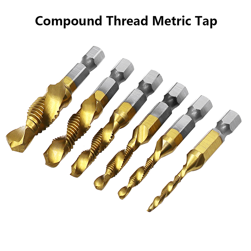 Hex Shank HSS Schroefdraad Met - Mess Kit Titanium recensie en prijs