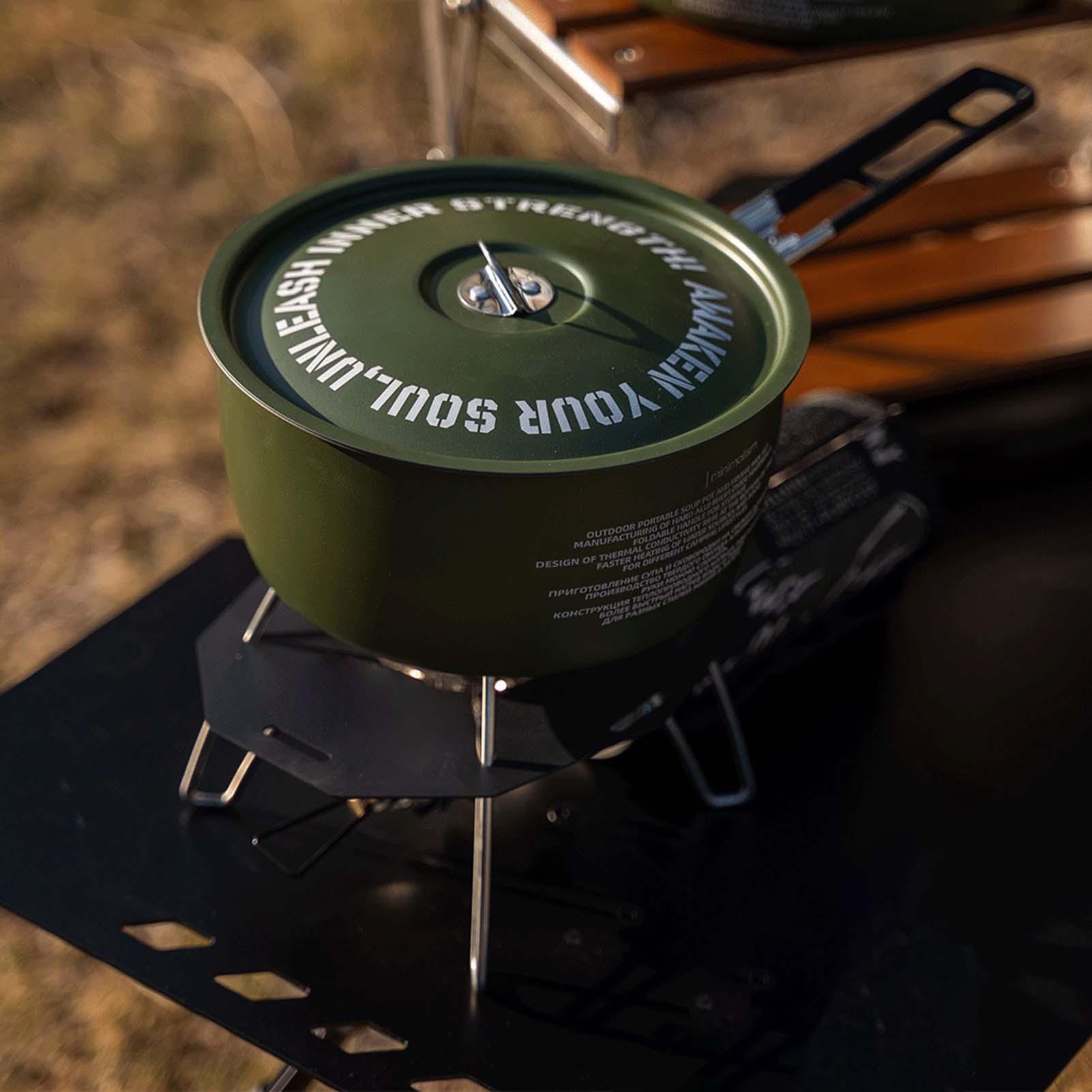 Campingpannenset Campingkoeken - Camping Cooking Set Detachable Handle recensie en prijs