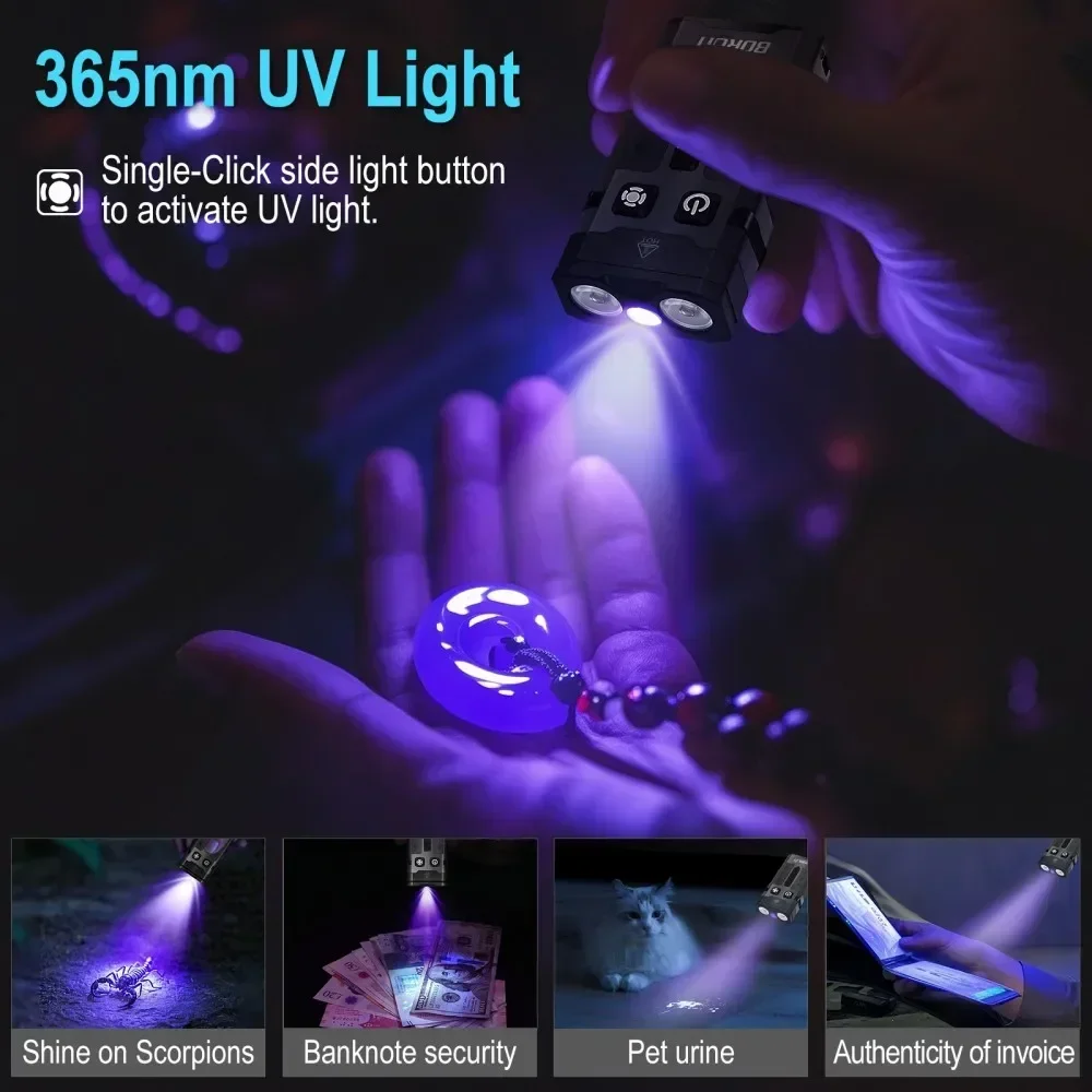 BORUiT EV20 1100LM EDC UV-sleu - Camping Cooking Fish recensie en prijs