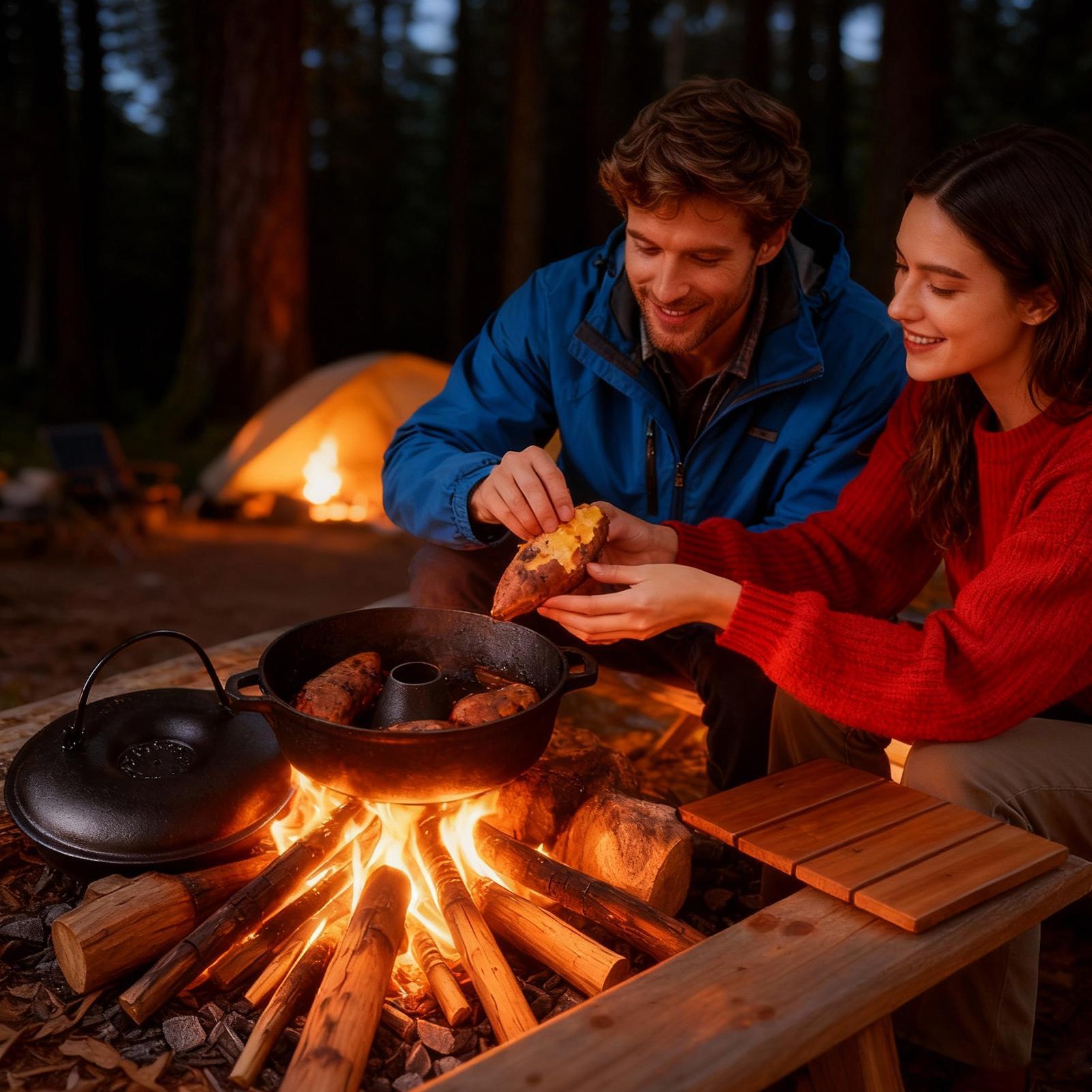 Gietijzeren ketel voor koken,  - Camping Cooking Cast Iron recensie en prijs