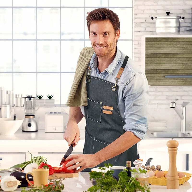 Huishoudelijke canvas schort O - Camping Cooking Apron recensie en prijs