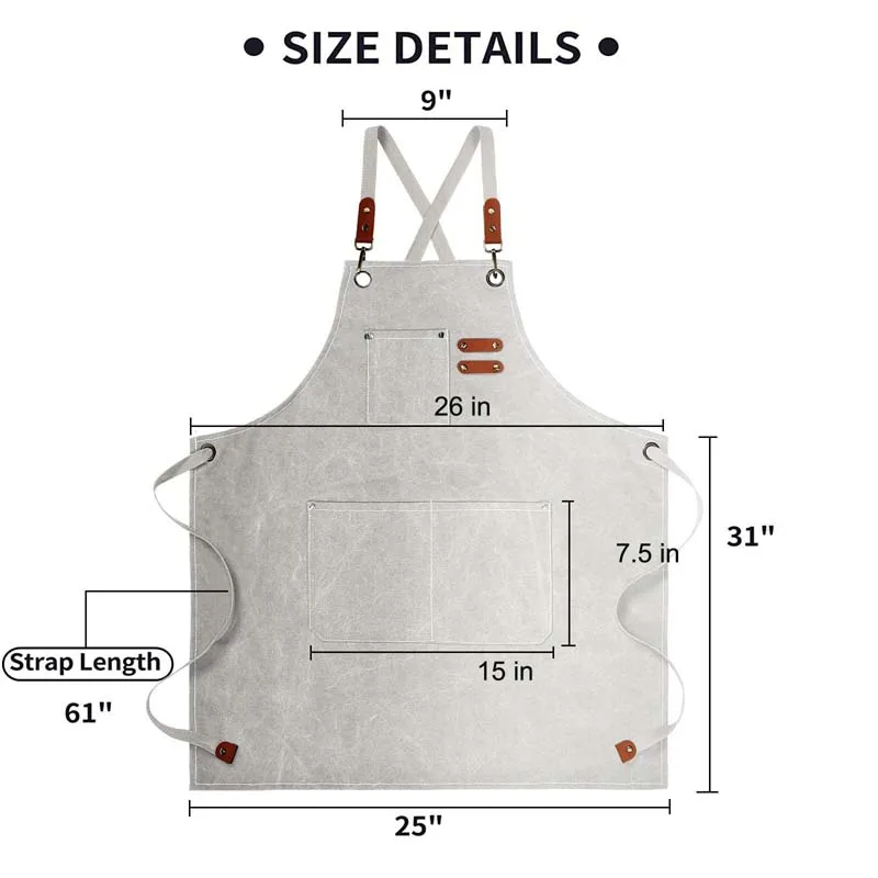 Huishoudelijke canvas schort O - Camping Cooking Apron recensie en prijs