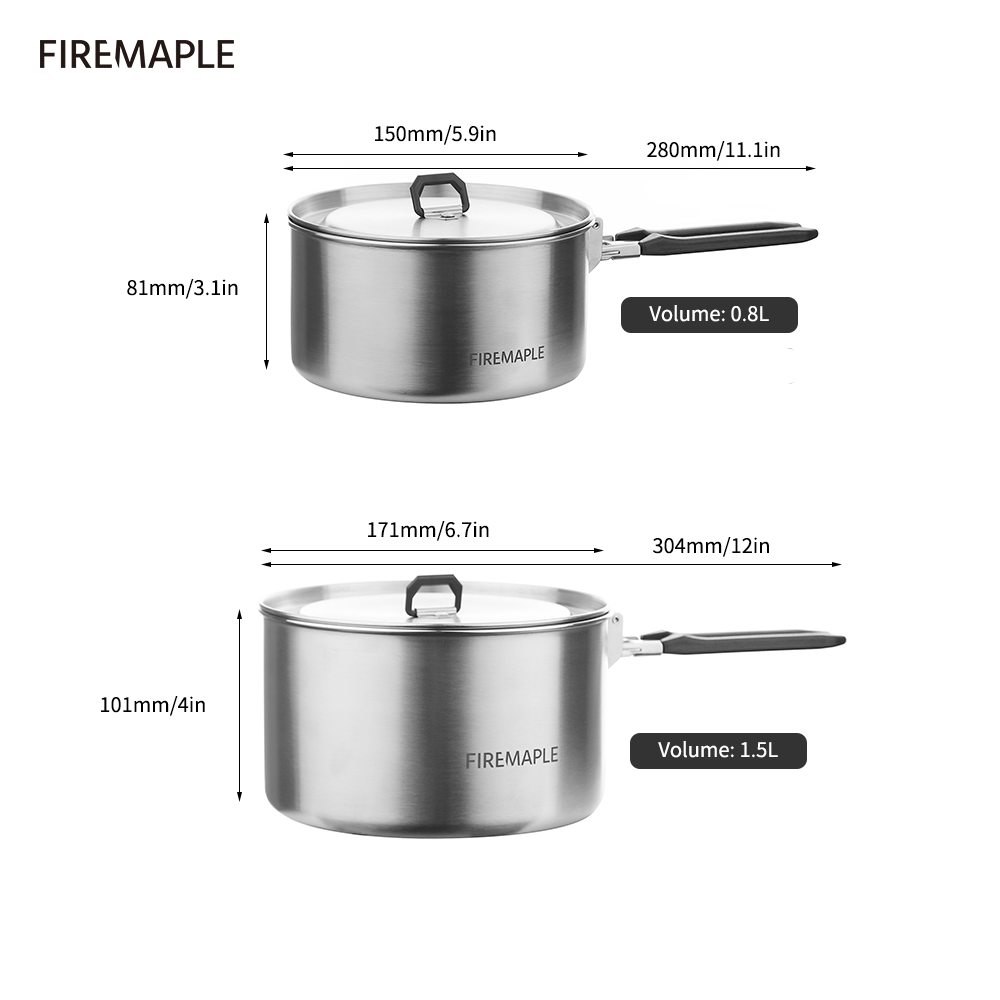 Fire Maple Camping Kookgerei W - Camping Cooking Set Compact recensie en prijs