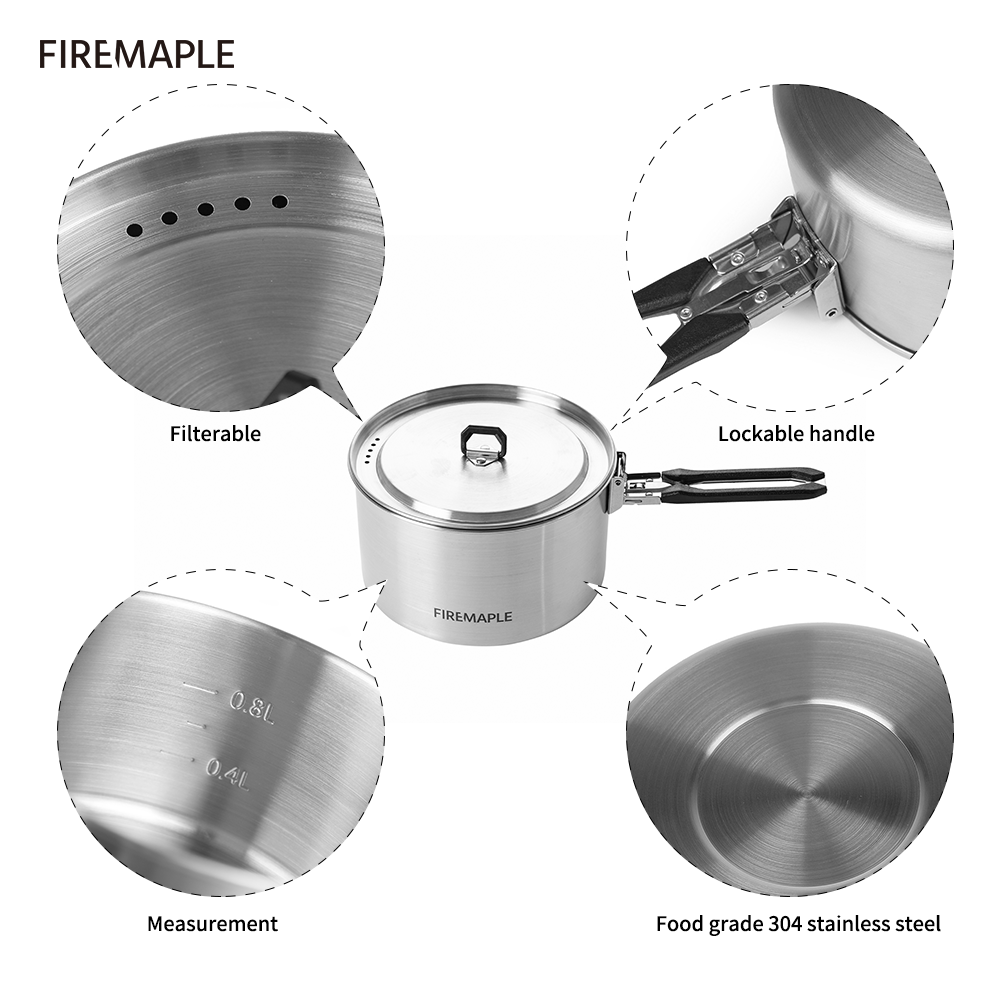 Fire Maple Camping Kookgerei W - Camping Cooking Set Compact recensie en prijs