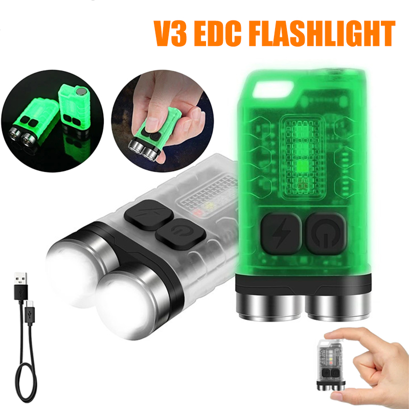 V3 EDC-zaklamp Mini-sleutelhan - Camping Cooking Fish recensie en prijs