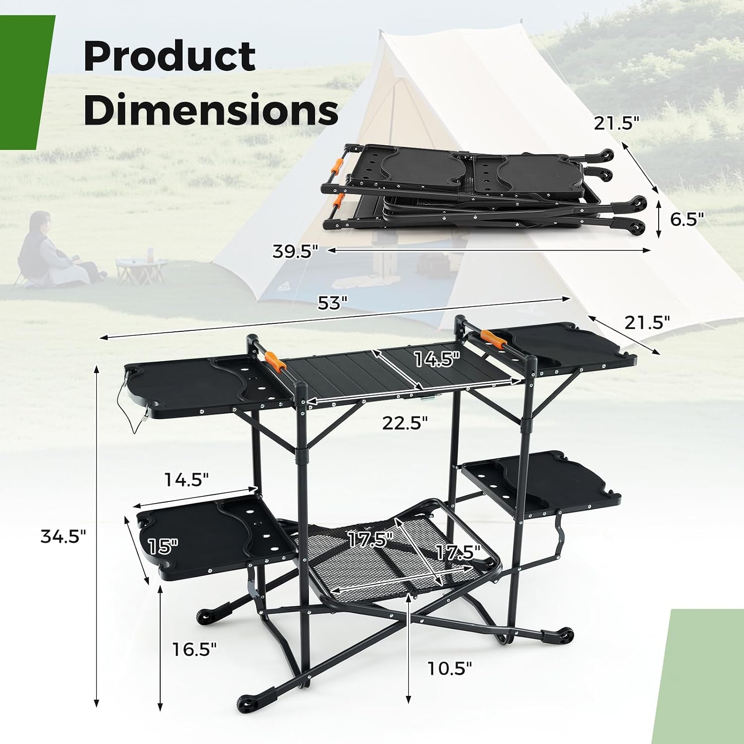 Draagbare opvouwbare kooktafel - Camping Cooking Top recensie en prijs
