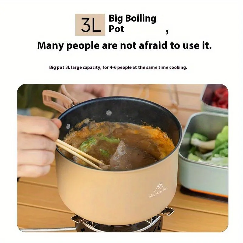 Mountainhiker nieuwe set pot w - Camping Cooking Set Compact recensie en prijs