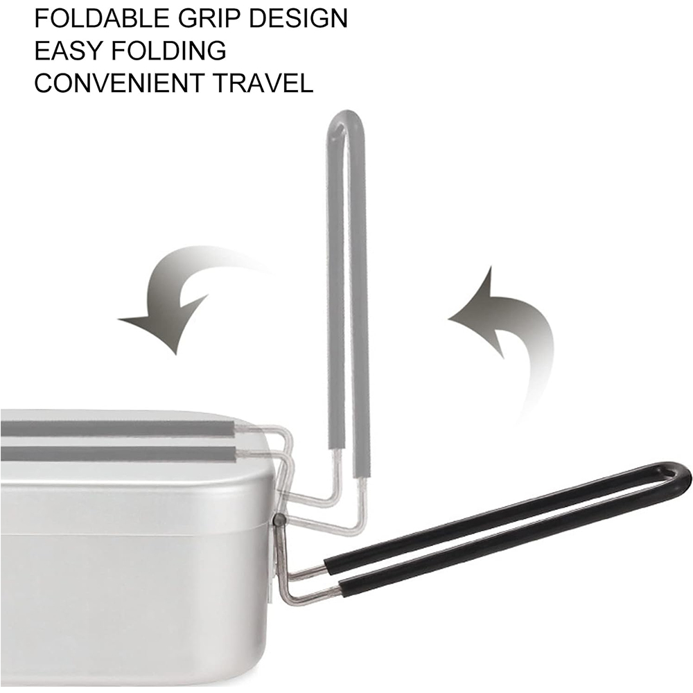 800ML Aluminium Lunchboxen Out - Camping Outdoor Cooking Set recensie en prijs