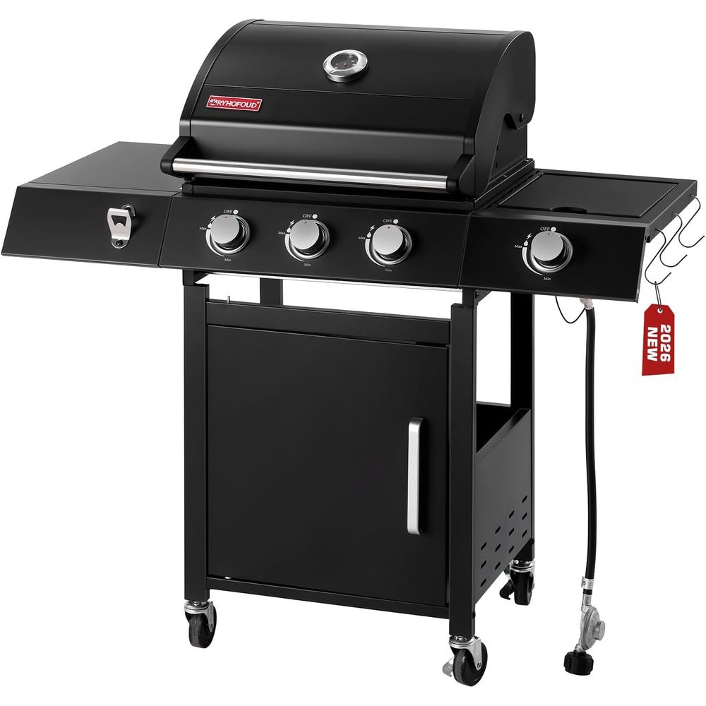 3-pits propaangasgrill met zij - Camping Cooking Top recensie en prijs