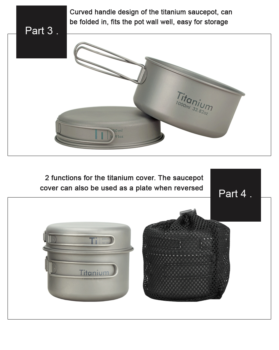 APG Ultralichte titanium pan O - Mess Kit Titanium recensie en prijs