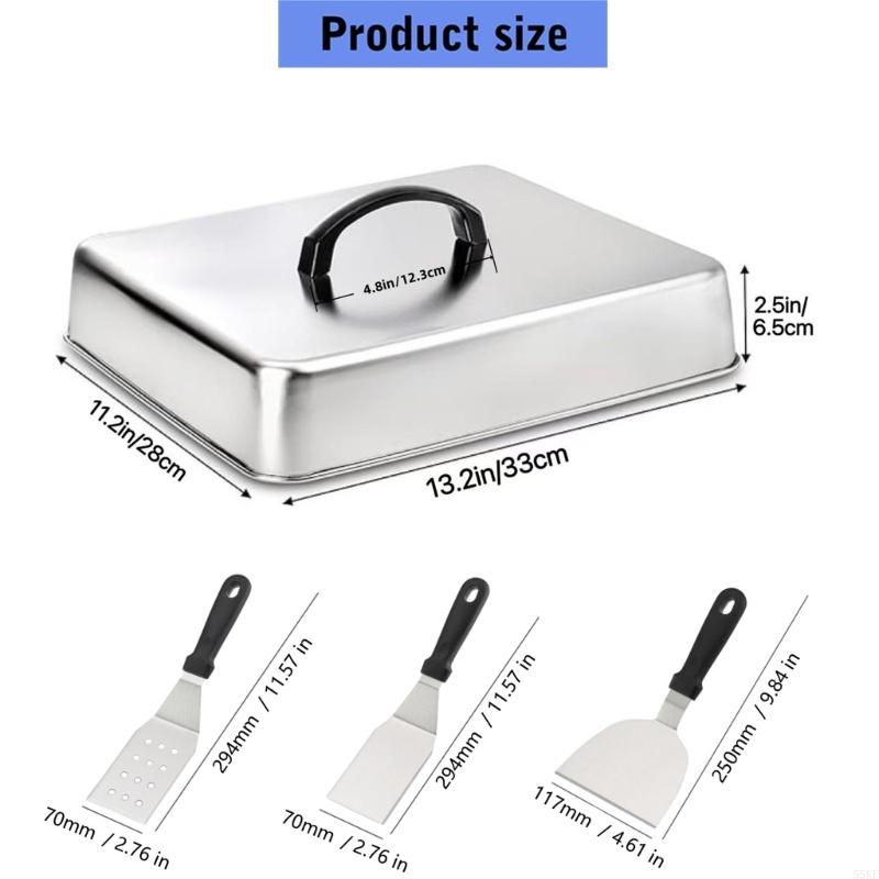 Platte deksel met vierkante vo - Camping Cooking Top recensie en prijs