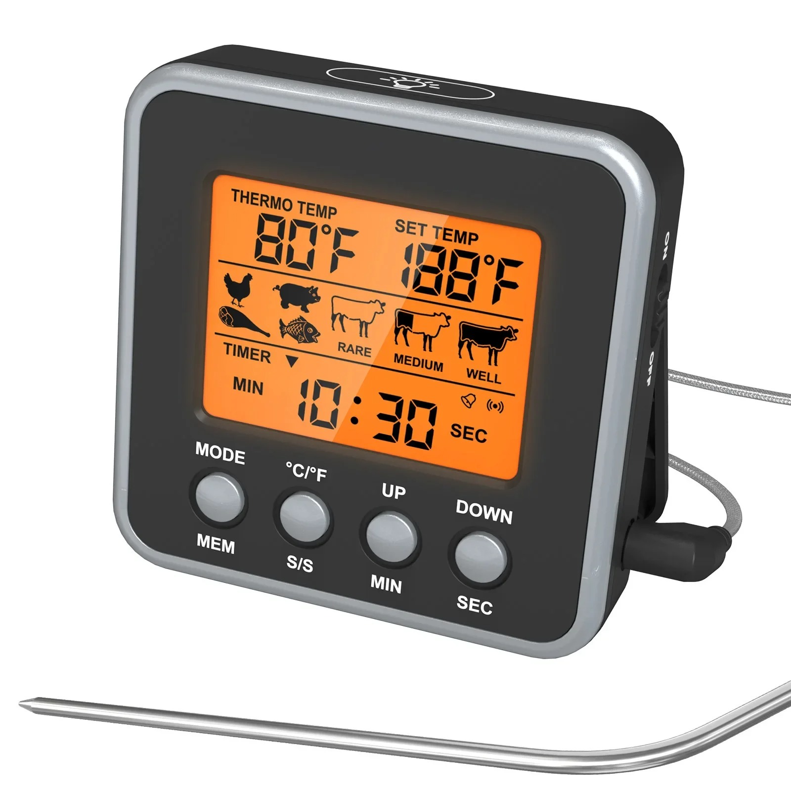 LCD digitale vleesthermometer  - Meat Thermometer Camp recensie en prijs