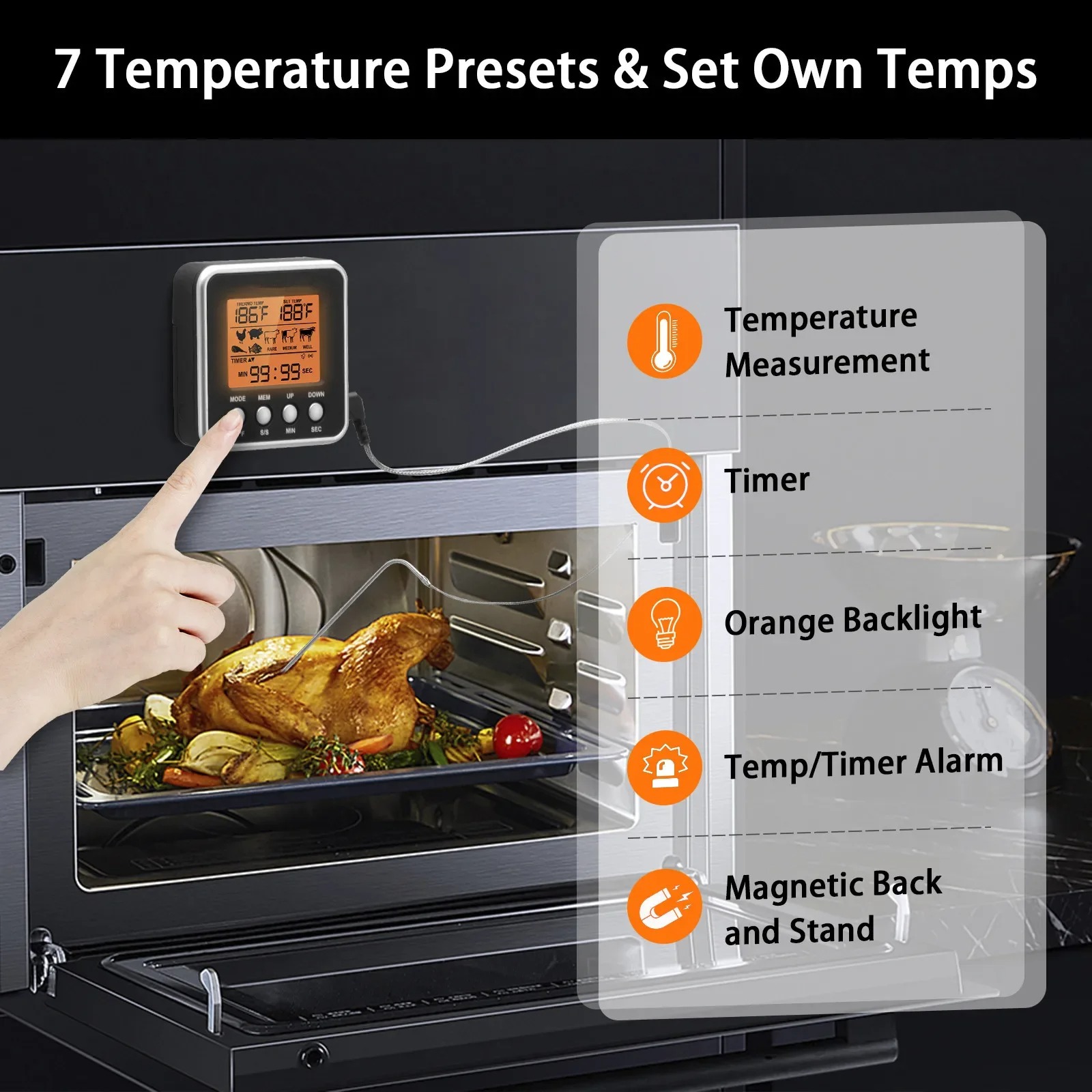 LCD digitale vleesthermometer  - Meat Thermometer Camp recensie en prijs