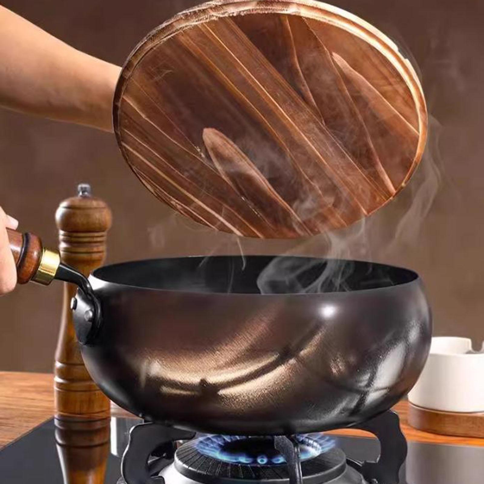 Niet-gecoate wok Chinese wok H - Camping Cooking Cast Iron recensie en prijs