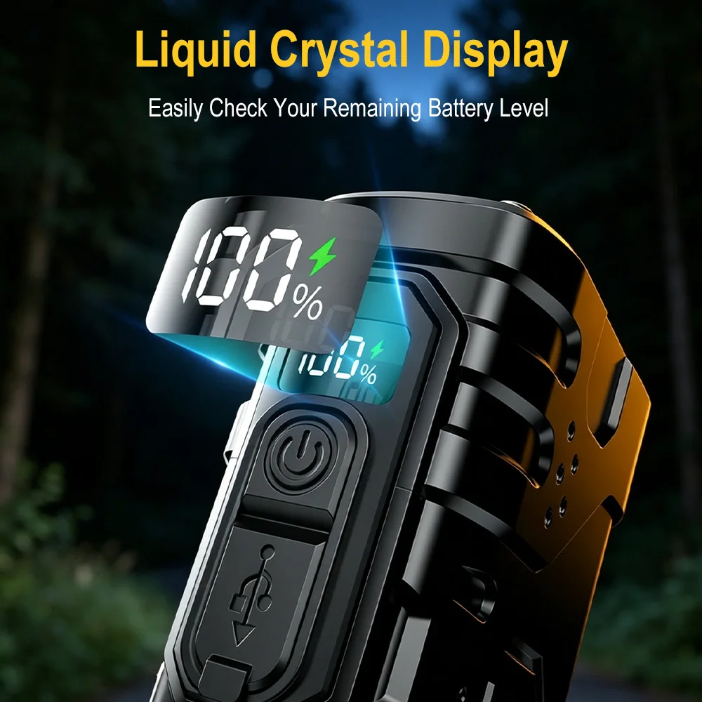 BORUIiT Handkruk EDC LED-zakla - Camping Cooking Fish recensie en prijs
