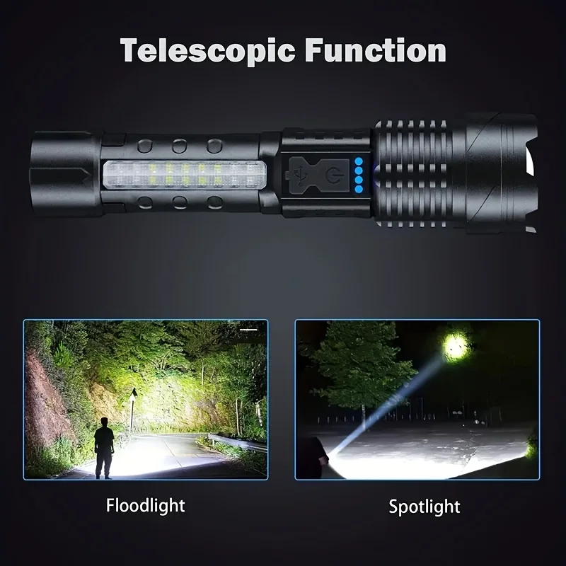 Krachtige XHP50 LED-zaklamp Wa - Camping Cooking Fish recensie en prijs
