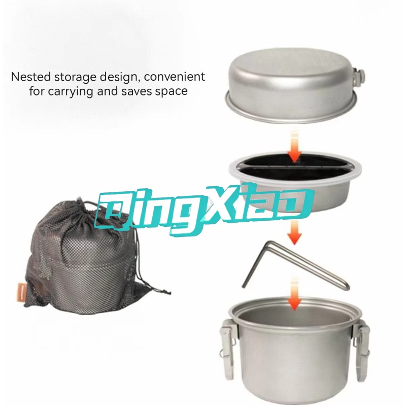 Outdoor 304 roestvrijstalen mu - Camping Cooking Rice recensie en prijs