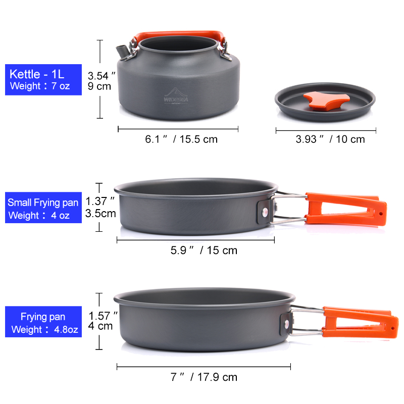 Widea Camping Outdoor Kookgere - Camping Cooking Accessories Set recensie en prijs