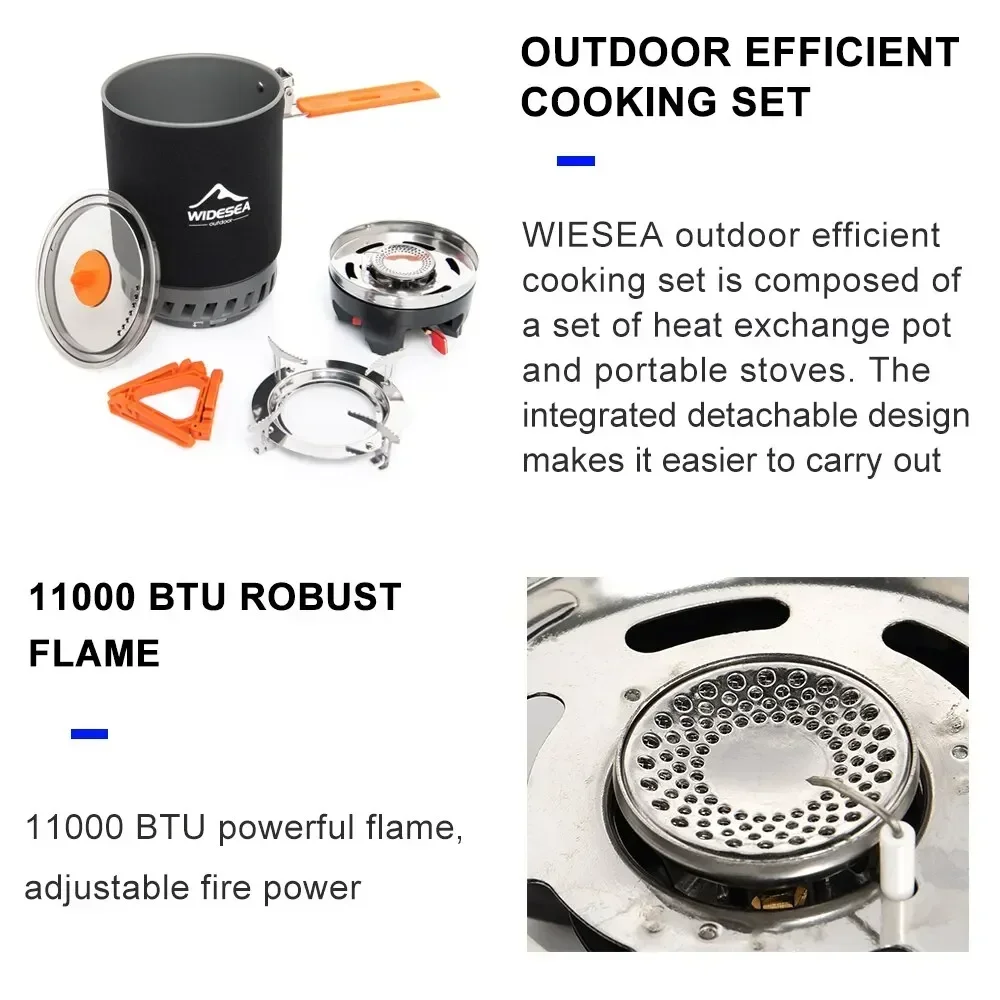 Widesea Kachelbrander Toeristi - Camping Cooking One Pot recensie en prijs